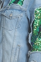 GUESS-Γυναικείο jean jacket GUESS μπλε 